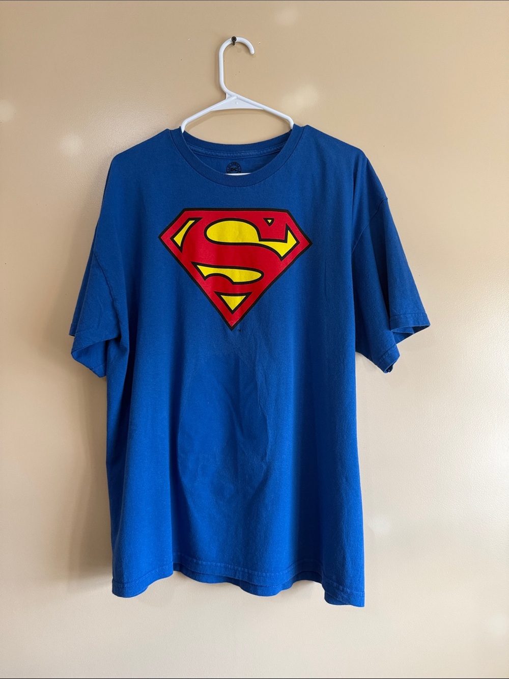 DC Comics Blue Superman Shield Short Sleeve Tee